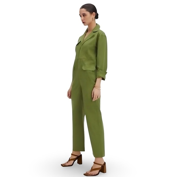 Good American Oversized Army Green Jumpsuit | Size 0 (XS-S) - Picture 3 of 16